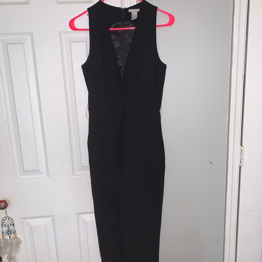 Deep V jumpsuit